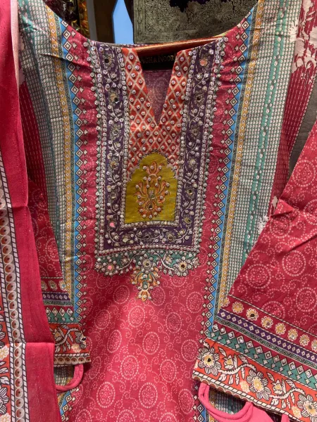 Stitched Swizz Lawn Collection